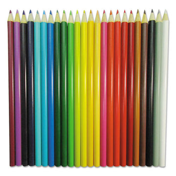 Universal™ Woodcase Colored Pencils, 3 Mm, Assorted Lead-barrel Colors, 24-pack freeshipping - TVN Wholesale